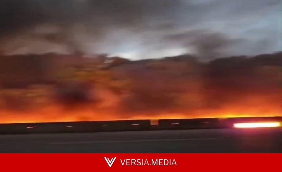 سوريا.. احتراق عدة صهاريج محمّلة بالمحروقات على طريق حمص تلكلخ ومقتل شخصين